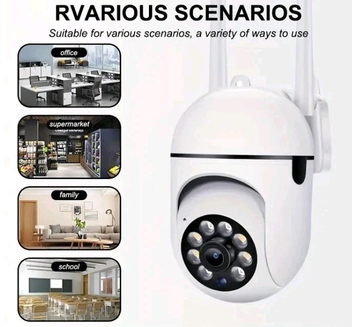 4pcs WiFi Camera System with Motion Tracking Wall Hanging with Two-Way Audio