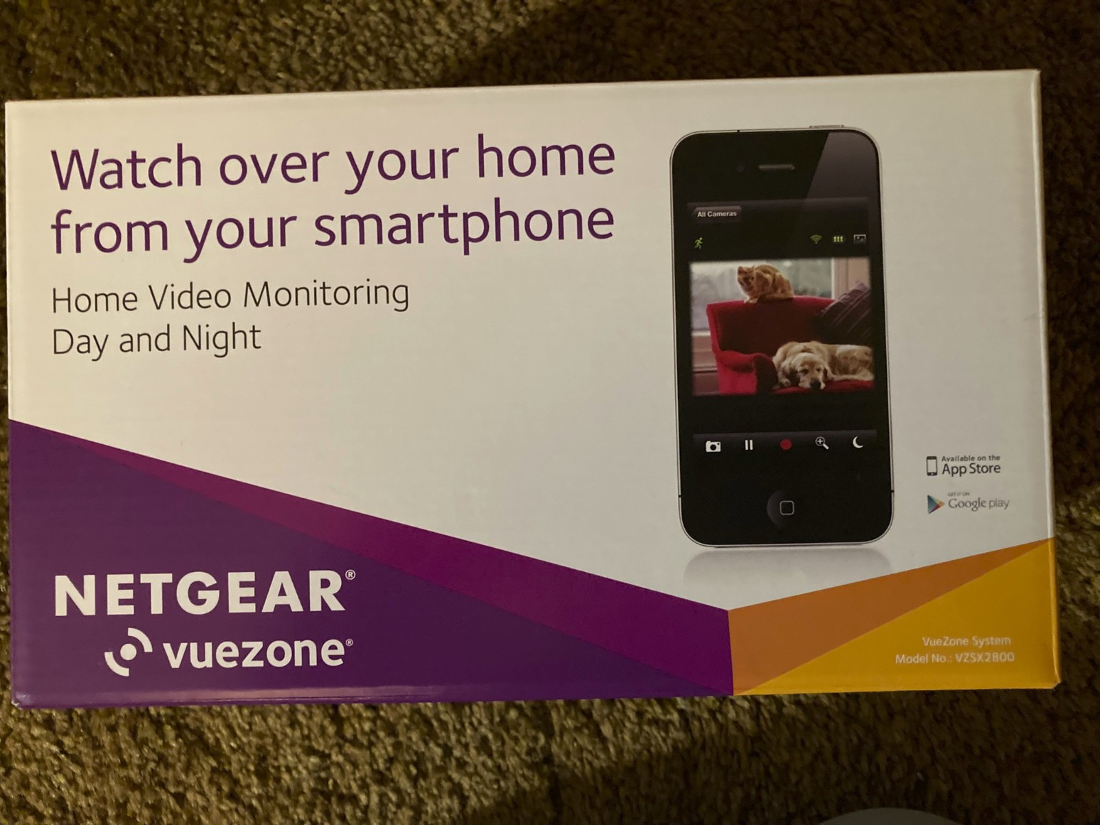 Netgear Vuezone Home Video Monitoring Day and Night System VZSX2800