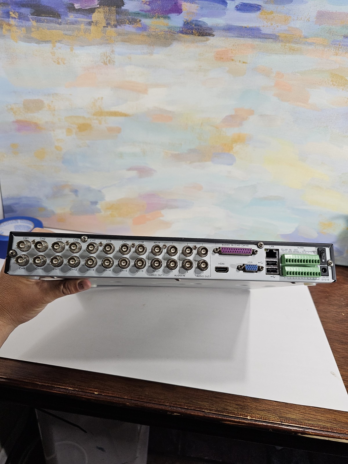 READ – Used Lorex LH161600 16-Channel DVR Security Recorder – For Parts Only