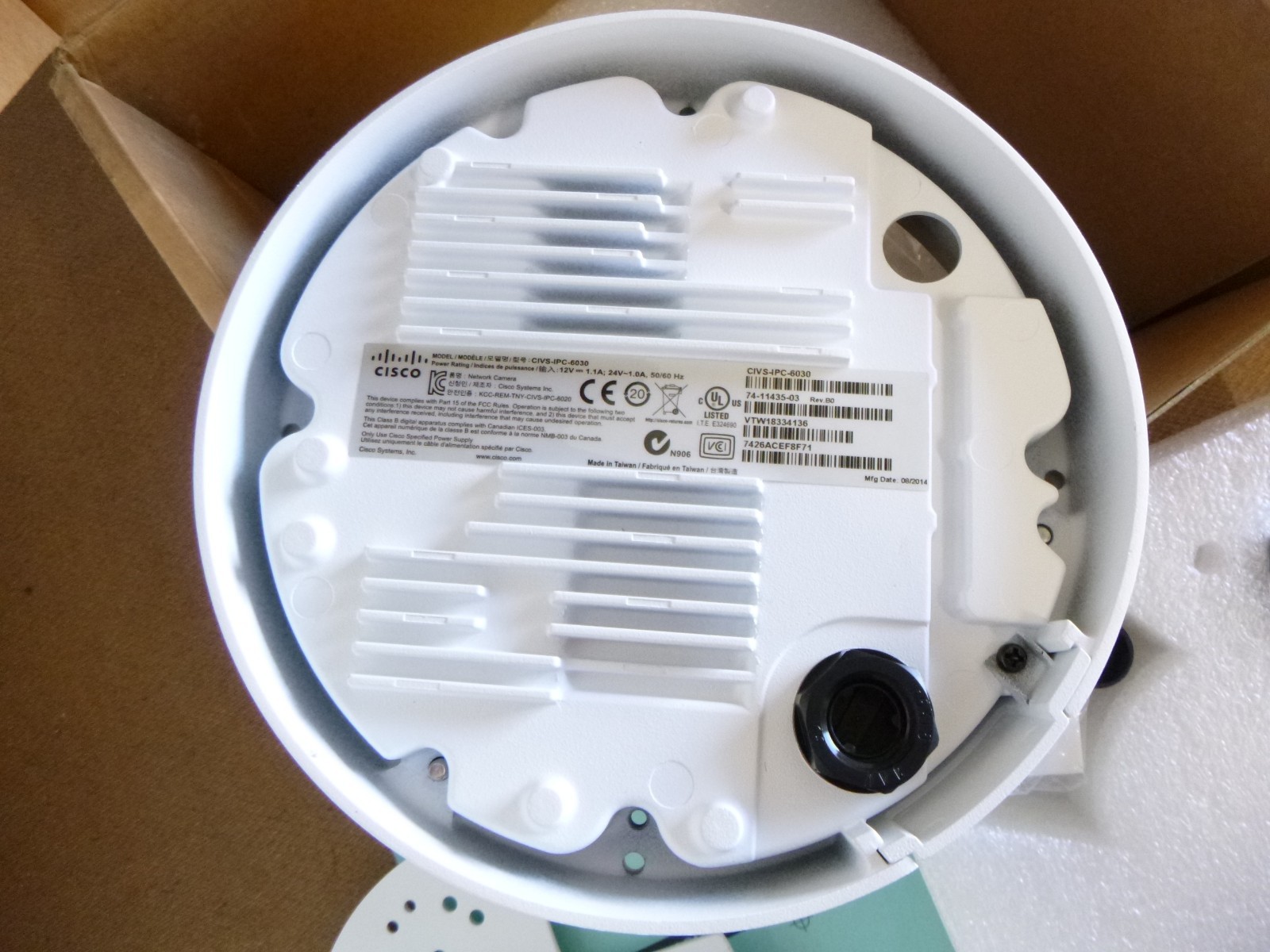 Cisco CIVS-IPC-6030 Video Surveillance 6030 IP Camera