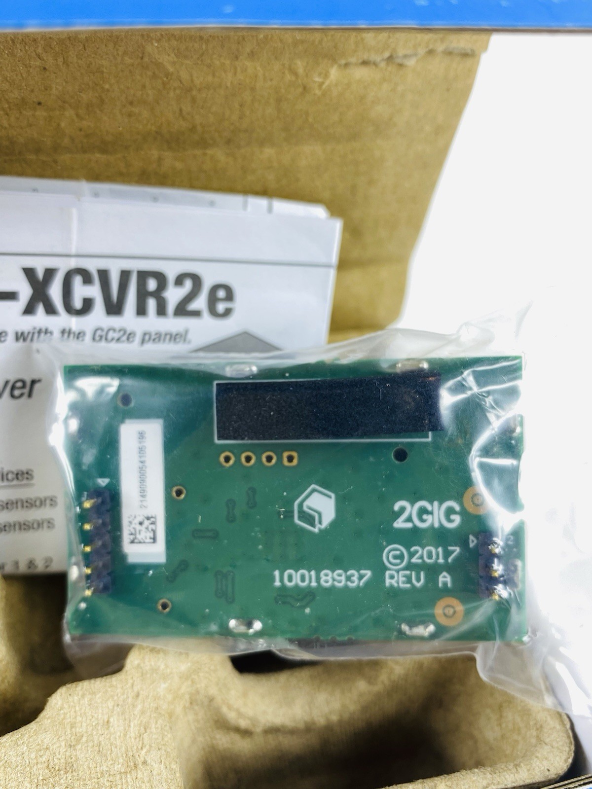 2GIG 2GIG-XCVR2E-345 900 MHz Wireless Security System Transceiver Module for TS1
