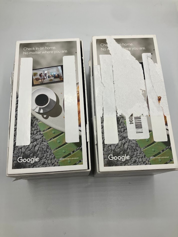 Lot of 2 Google Nest Cam 2nd Gen Indoor Security Camera 1080p HD White Tested