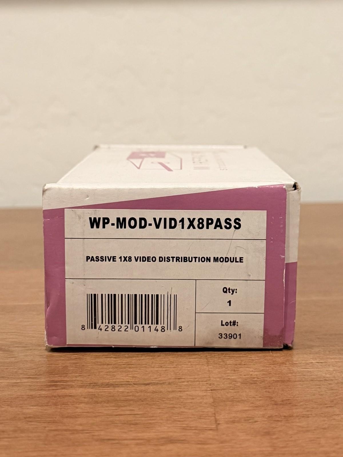 Wirepath WP-MOD-VID1X8PASS Passive 1X8 Video Distribution Module