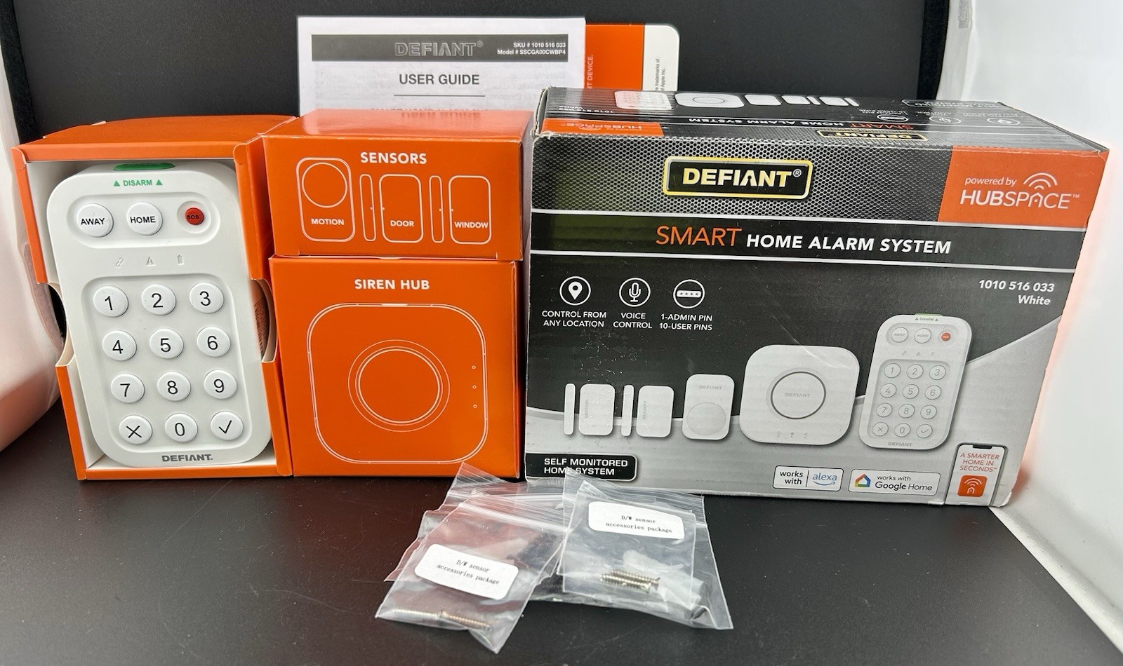 NEW Defiant Smart Home Alarm System with WiFi and Bluetooth Powered by Hubspace
