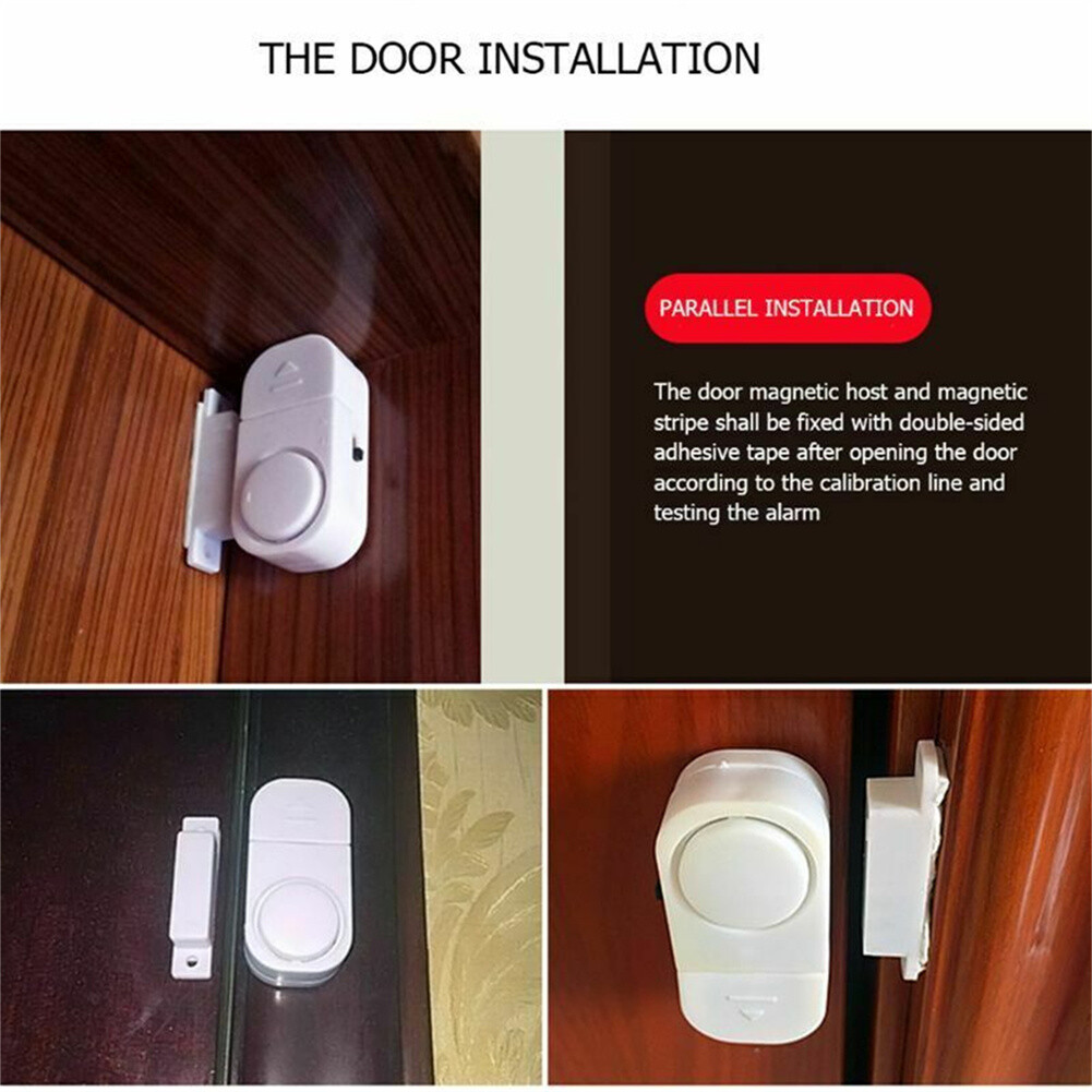 4PCS Wireless Home Window Door Burglar Security Alarm System Magnetic Sensor USA