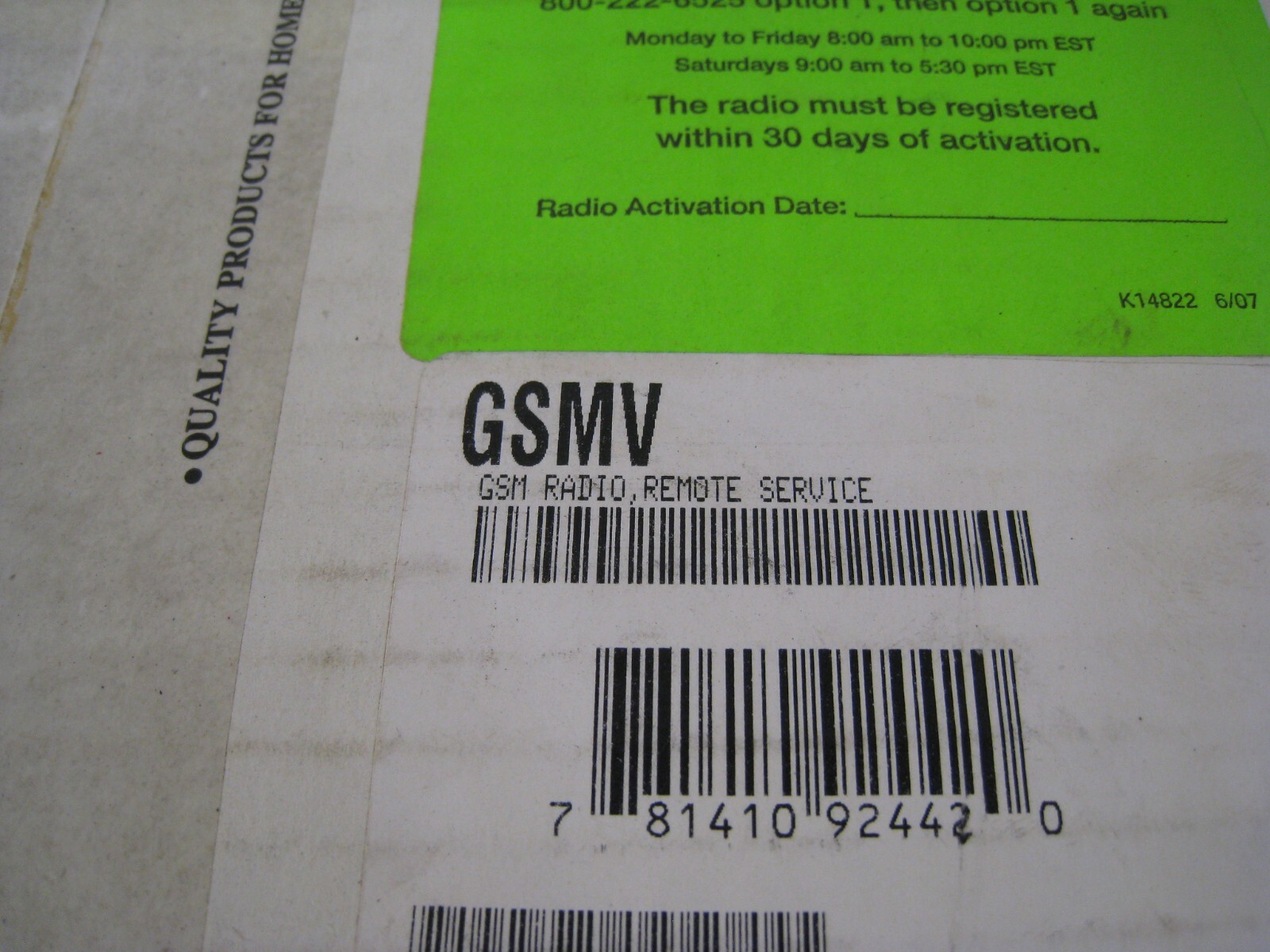 New Honeywell GSMV Vista 2-Way Voice Ready GSM Digital Cellular Communicator