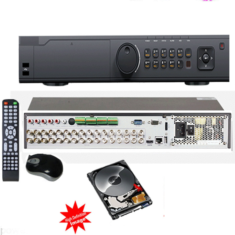 32Ch 4K NVR Up to 12MP IP Camera 16 port POE Onvif POE +5TB HDD
