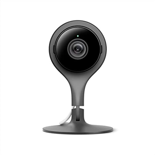 GOOGLE NEST CAM INDOOR WIRED CAMERA CONTROL WITH YOUR PHONE A0005 – BLACK