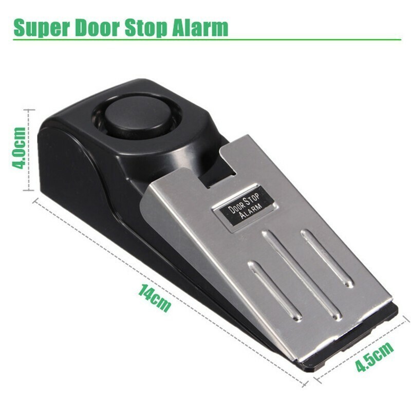 1-5 Pack Door Stop Security Alarm Wedge Stopper Portable Home Travel Anti‑Theft
