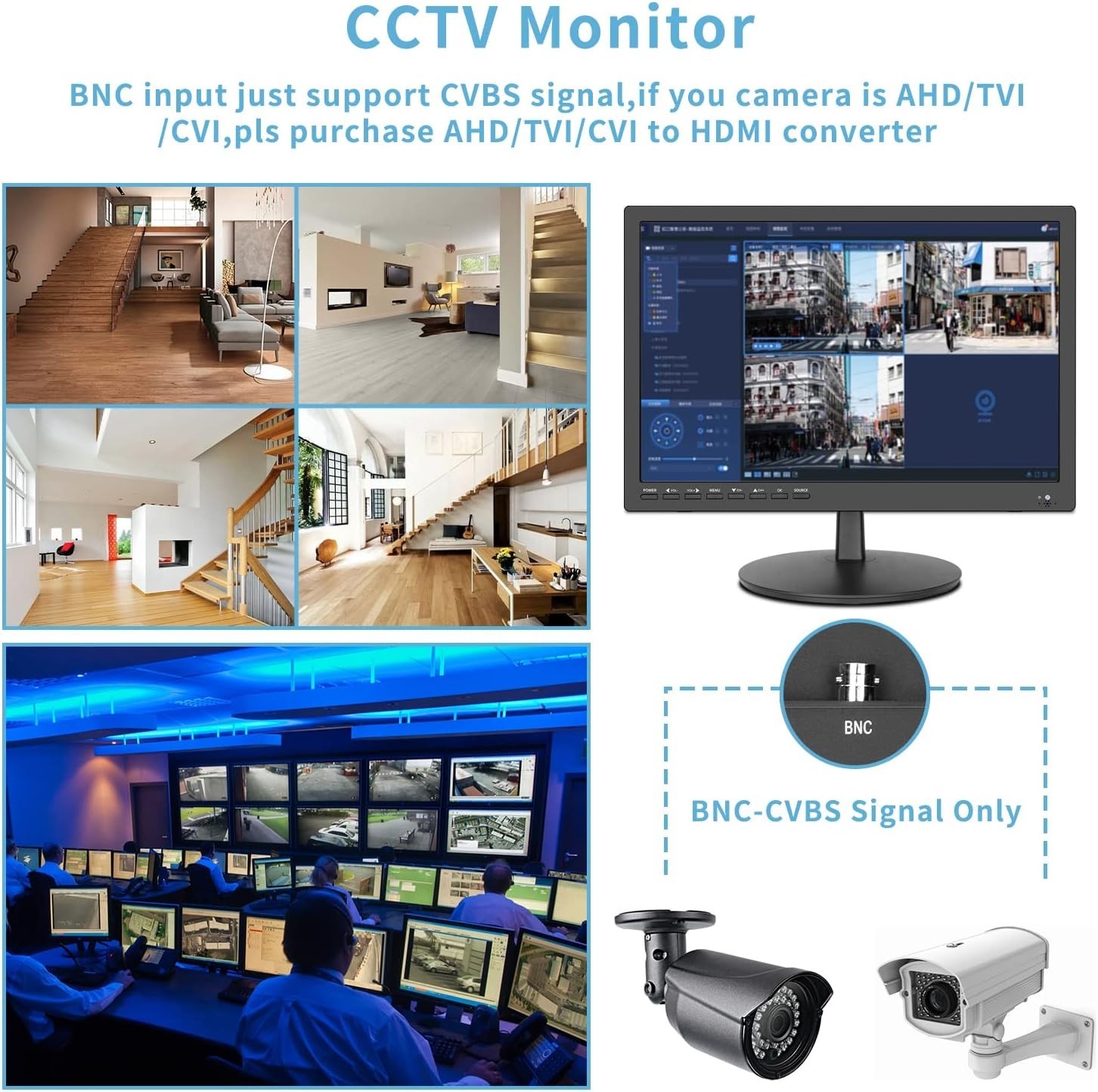 17″ CCTV Security Monitor with Ultra-Fine Pixel Pitch