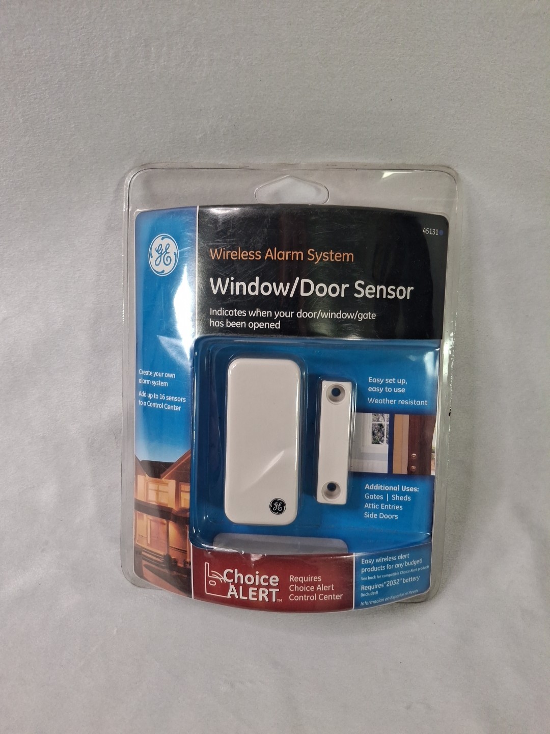 GE Choice Alert Wireless Alarm System Window/Door Sensor