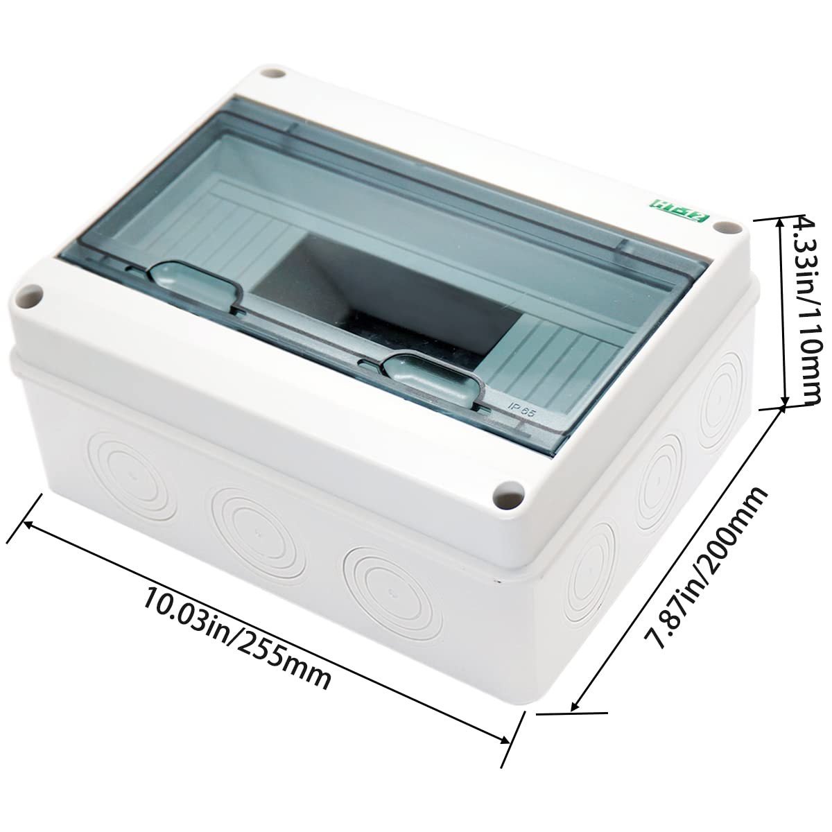 Breaker Box Distribution Protection Box, IP65 Clear Cover Electrical Box,…