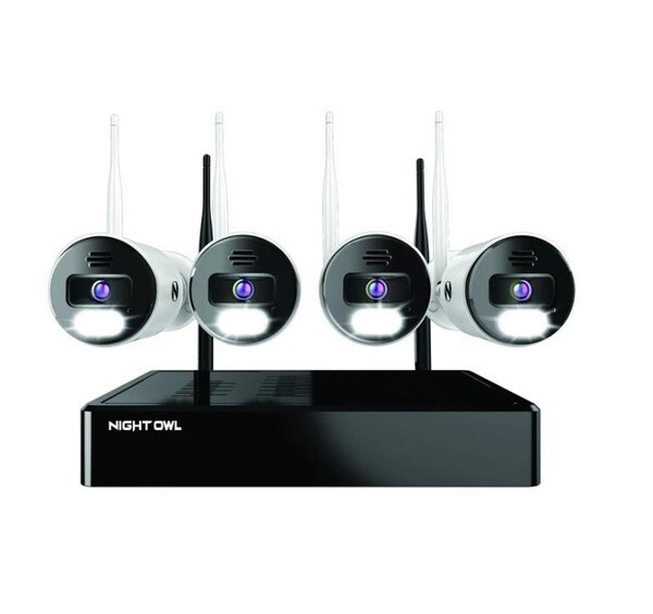 Night Owl 4K UHD Wi-Fi NVR with 4 Spotlight Cameras 1TB HDD (CL-BT8WN-14L)™