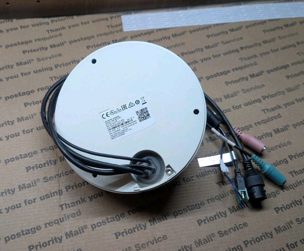 WiseNet used PNF-9010RV 12mp Outdoor Fisheye IP **Camera Only** Hanwha Techwin