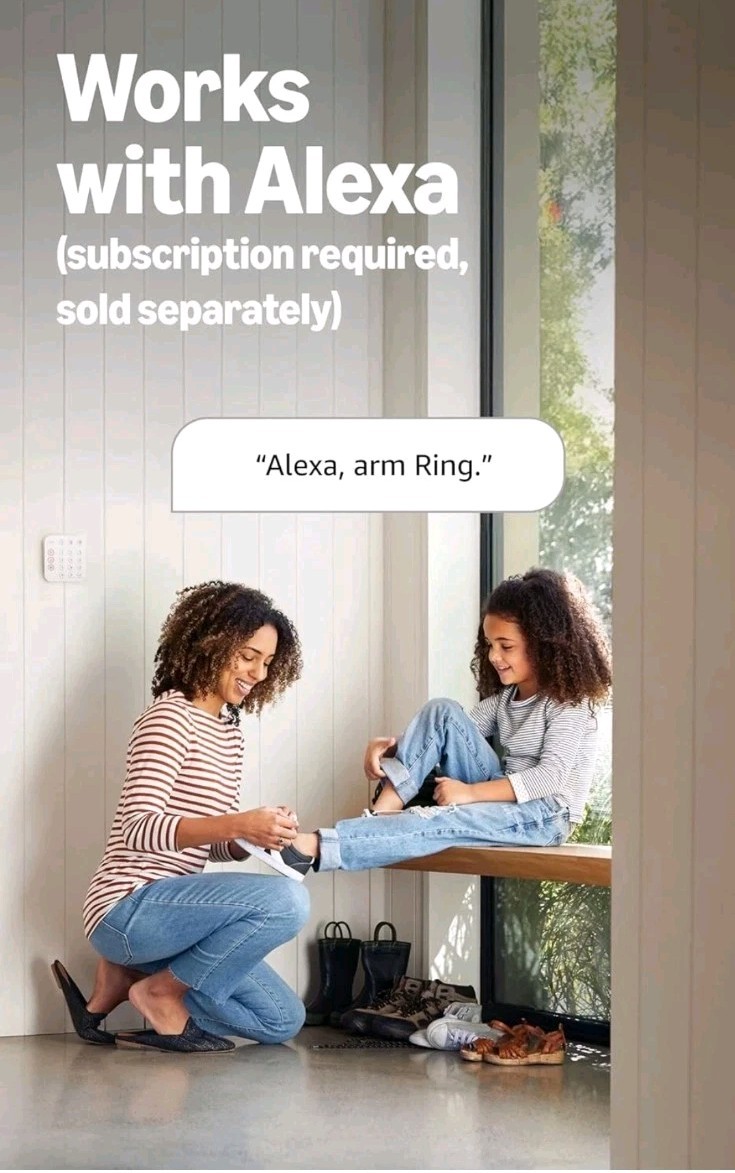 Ring Alarm Base Station (2nd Gen) — 104 dB Siren, Built-in Backup Battery