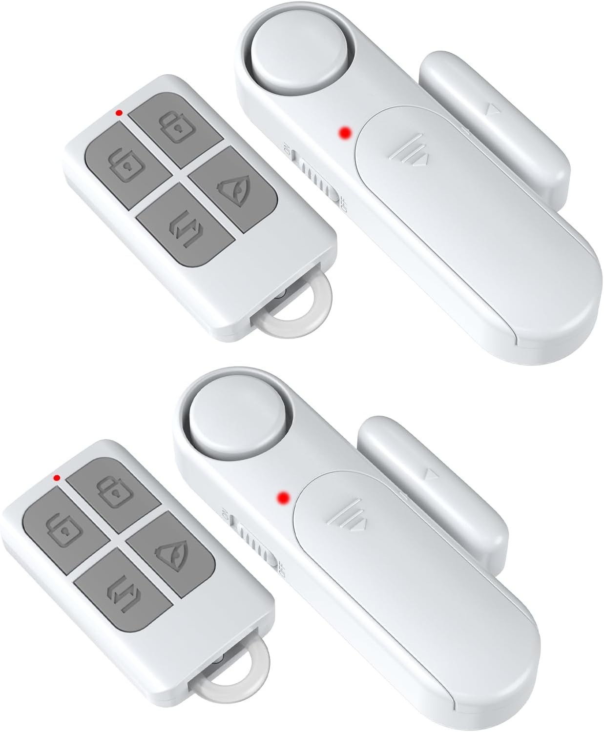 Wireless Door Alarm System – 120dB Alerts & Easy Installation (2-Pack)