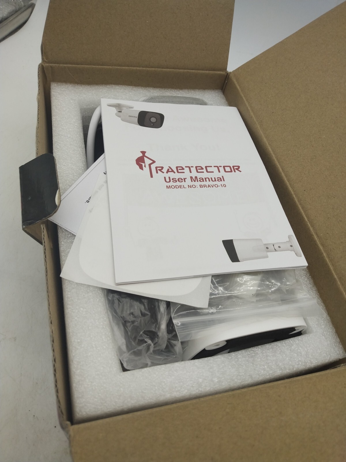 PRAETECTOR CAMERA MODEL BRAVO-10. NEW OPEN BOX 192