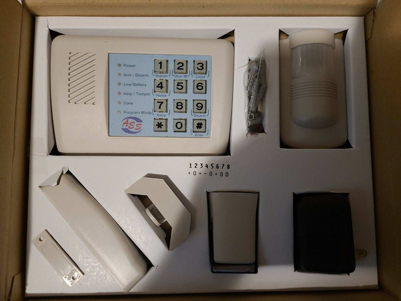 A.E.S.Quick-1 Home Security Starter Kit – White read Discription.