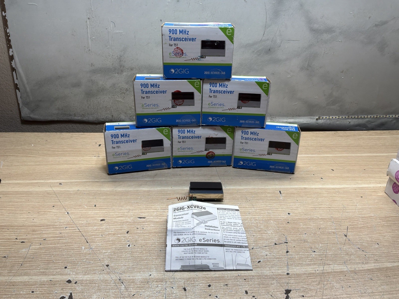 6 2GIG GC2e Wireless Receiver for 345/900Mhz/NEW/ JUA3859