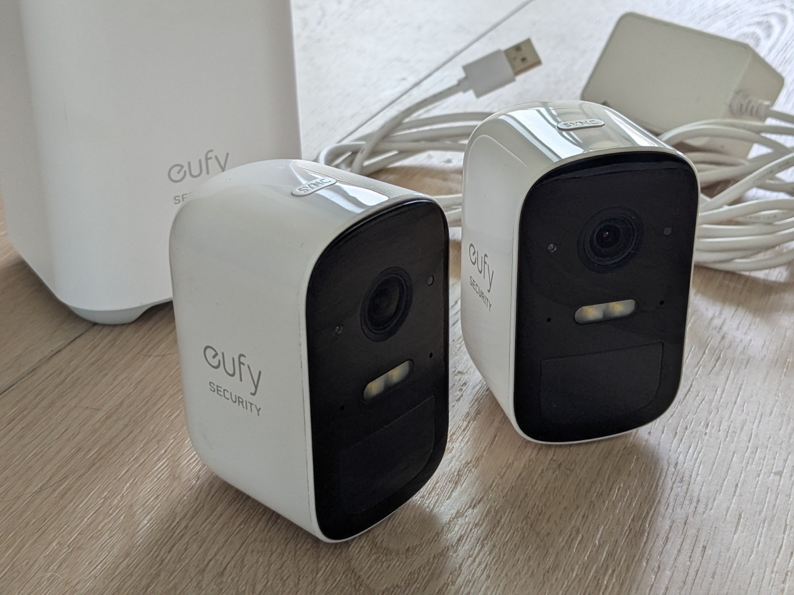 eufycam 2c Security HomeBase 2 Kit w/ 2 Wireless Cameras, Wi-Fi, Night Vision
