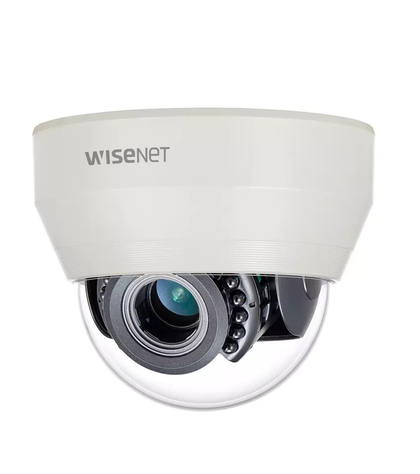 Hanwha Techwin HCD-6070R 2MP Analog HD+ IR Security Dome Camera 3.2~10mm Lens