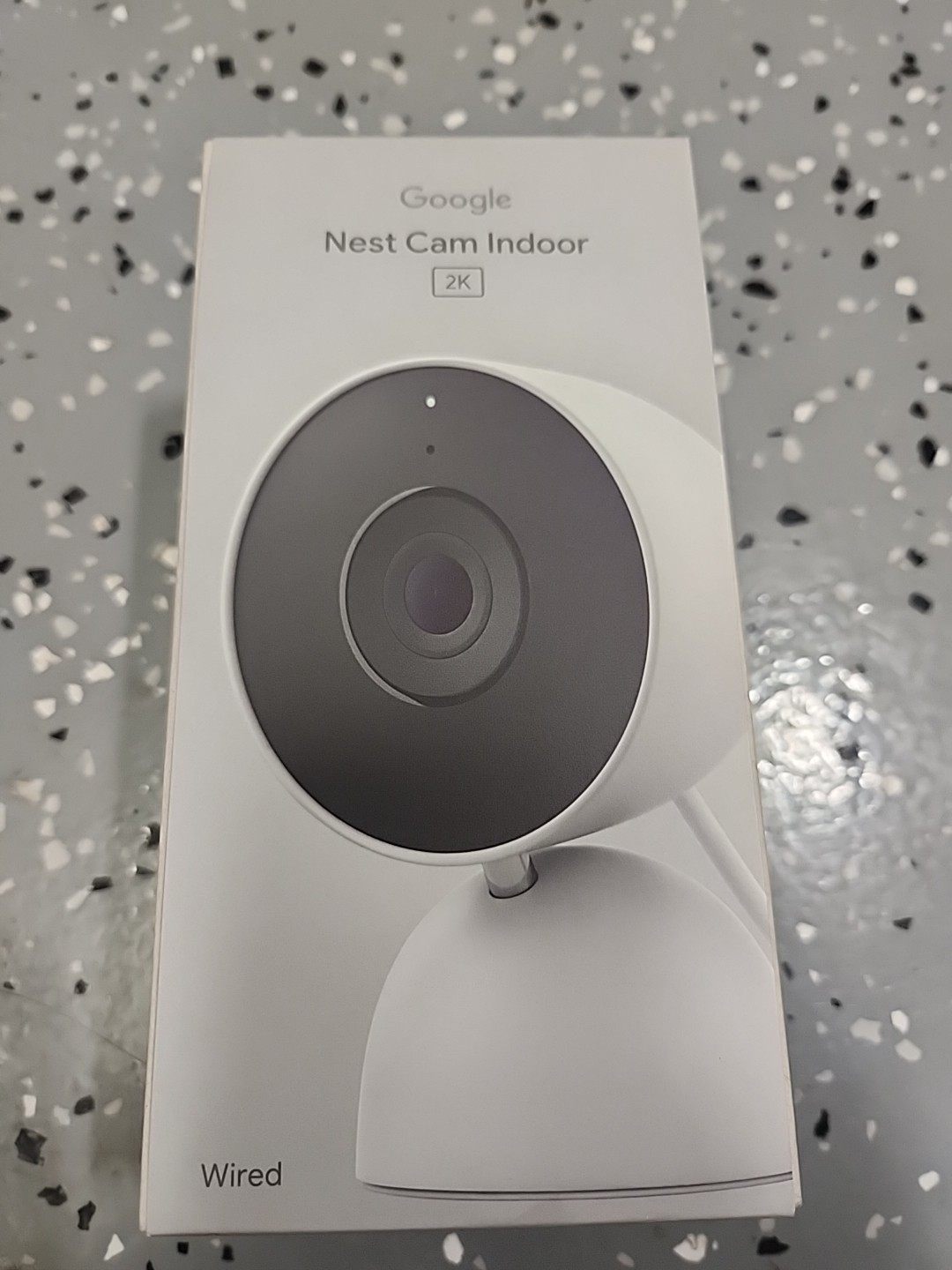 Google New 2025- Nest Cam Indoor (wired, 3rd gen), 2K Video and Gemini