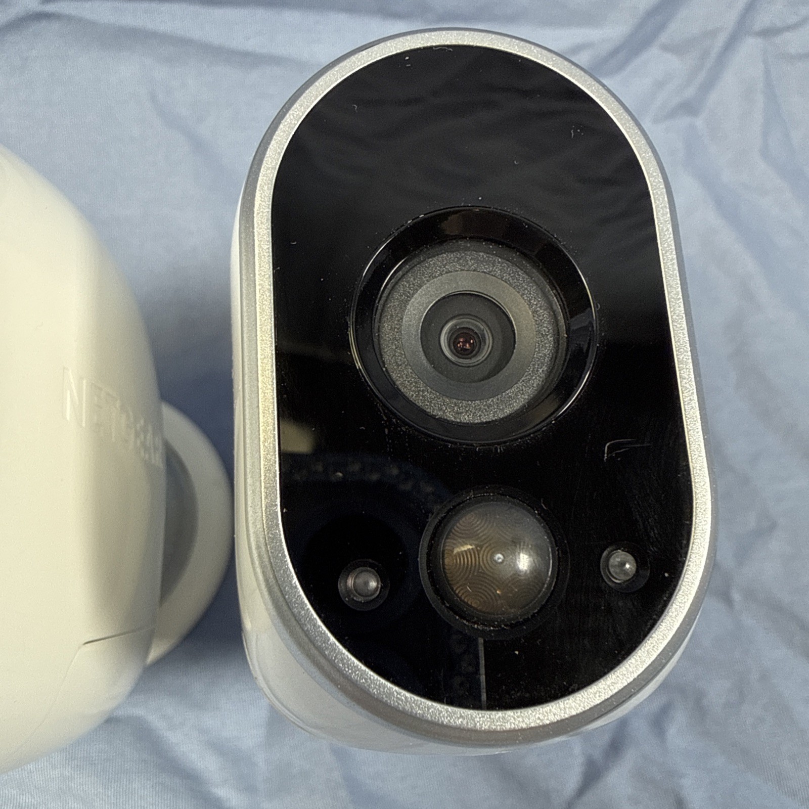 2 Arlo NETGEAR VMC3030 HD Security Camera Wire-Free Not Tested Sold AS IS