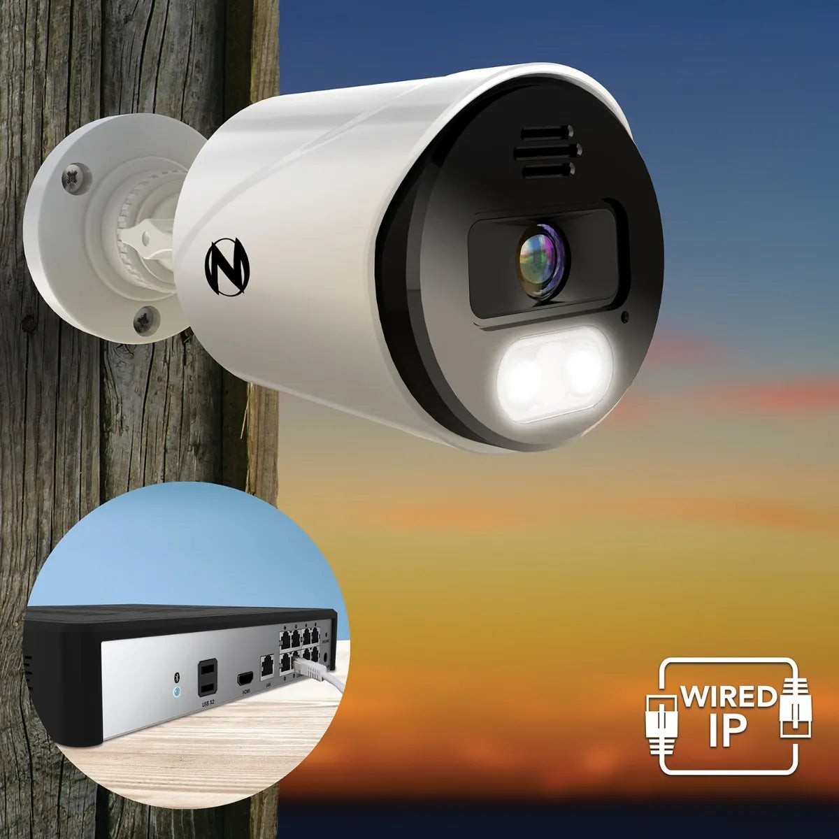 Night Owl CL-BT8N-8-28L 4K Bluetooth NVR Security System 7 Cameras 2TB Wired IP™