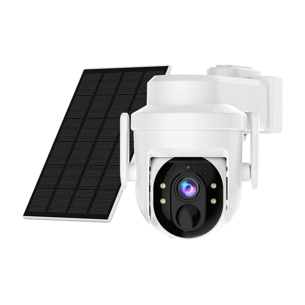 Smart Home Security Solar Battery Powered Camera System Wireless Pan/Tilt WiFi