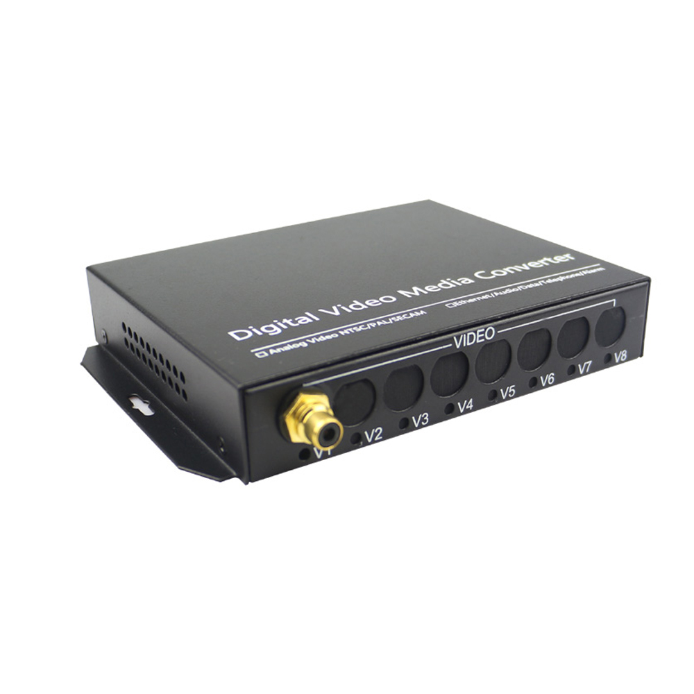 Audio Fiber Optical Media Converter 1 CH Hi Fi Broadcast Transmitter Receiver