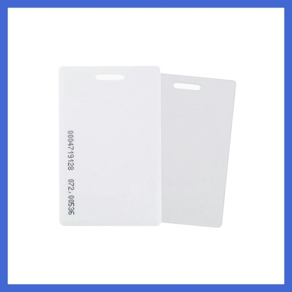 Clamshell 2MM Thickness 125KHZ EM4100/4102 RFID Access Control System card 50pcs
