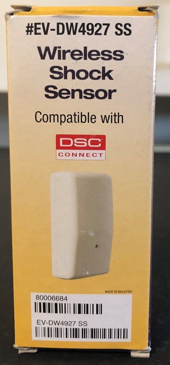 For edjosue123, Brand New DSC EV-DW4927 SS Wireless Shock Sensor with Contact