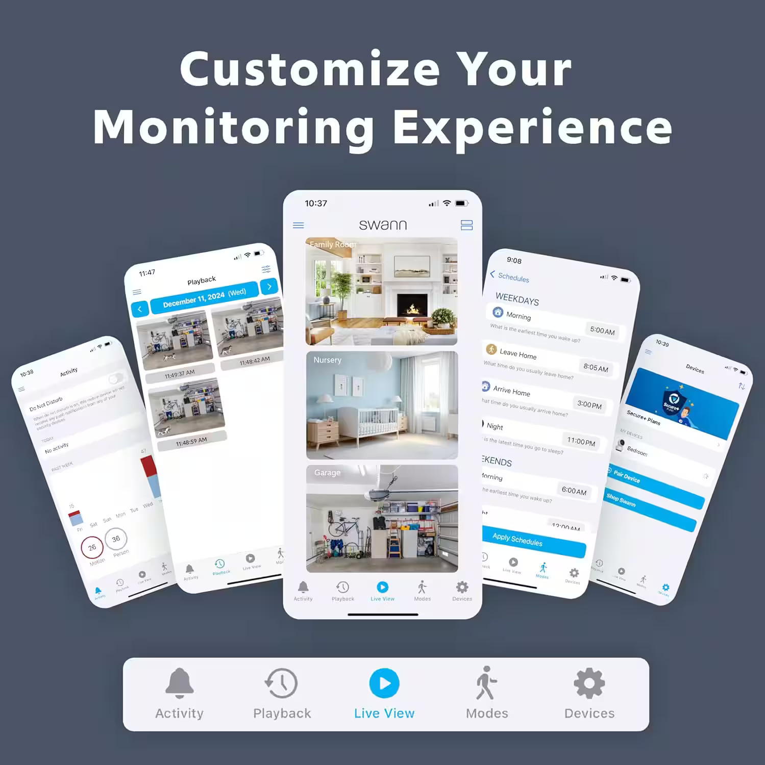 Swann – EVO 2K HD Indoor Wi-Fi Security Camera: Plug-in, motion detection, ni…