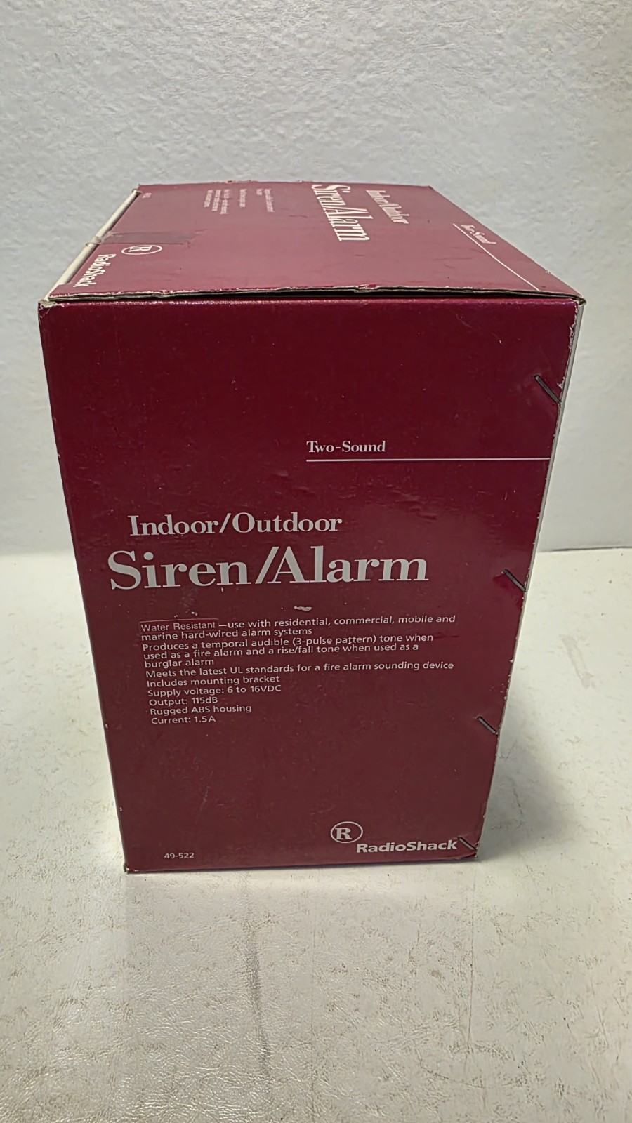  RadioShack Indoor/Outdoor, Siren/Alarm (Model 49-522)