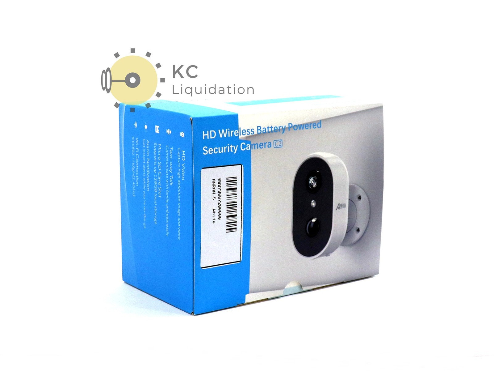 Anran HD Wireless Battery powered Security Camera C2 (White) – NEW