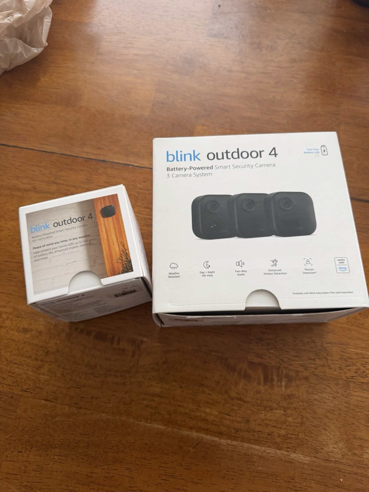 Blink Outdoor 4 Wireless Battery 3-Camera System 1080p Night Vision Alexa