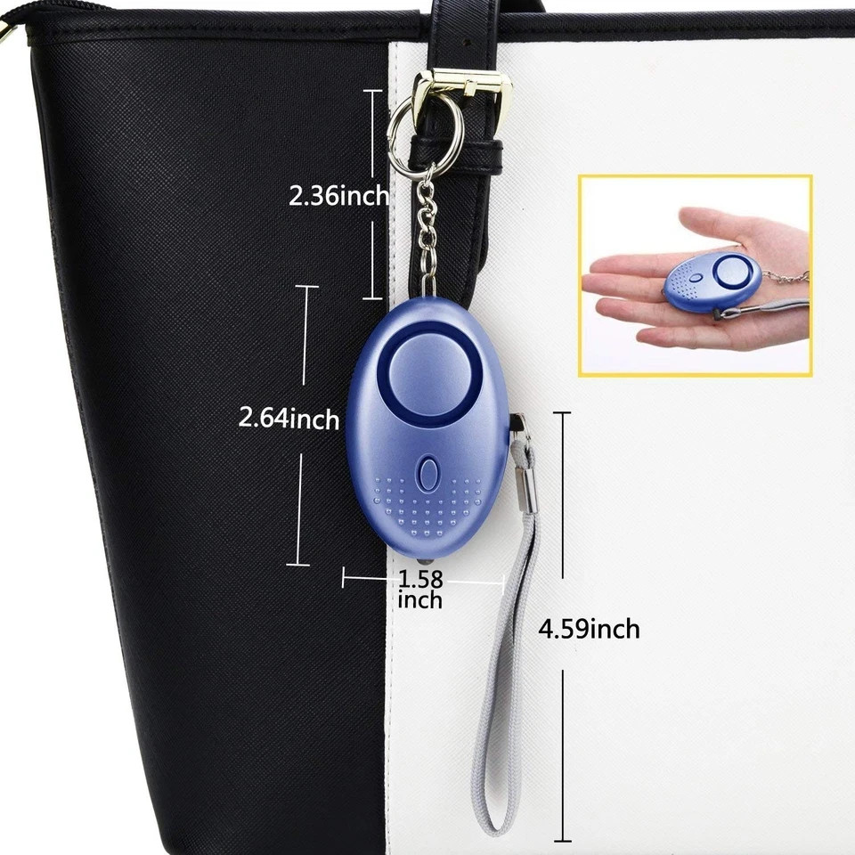 Personal Alarm for Women, 5 Pack 140DB Emergency Self-Defense Security Alarm Key