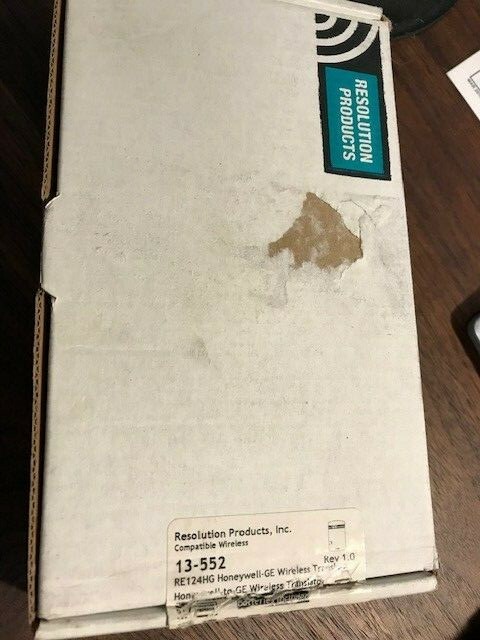 HONEYWELL TO GE 13-552 WIRELESS TRANSLATOR RE124HG RESOLUTION