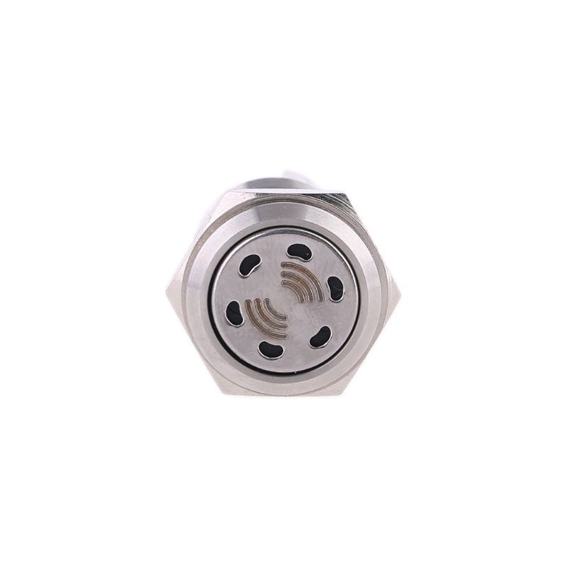 DC 12V Piezo Buzzer Alarm Ringer Emergency Sound Stainless Steel Easy to Use