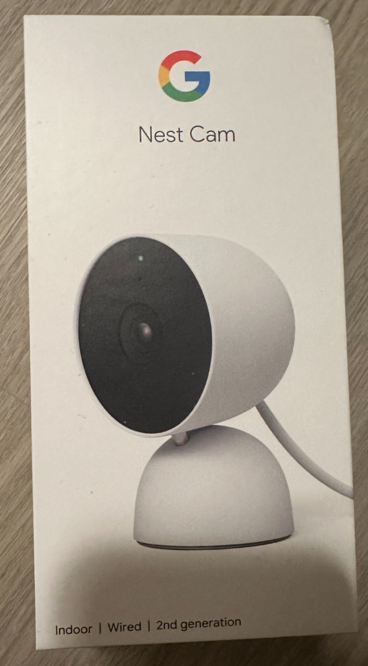 ⭐️Google Nest Cam Indoor 1080p HD Wired 2nd Generation Snow New In Sealed Box✨