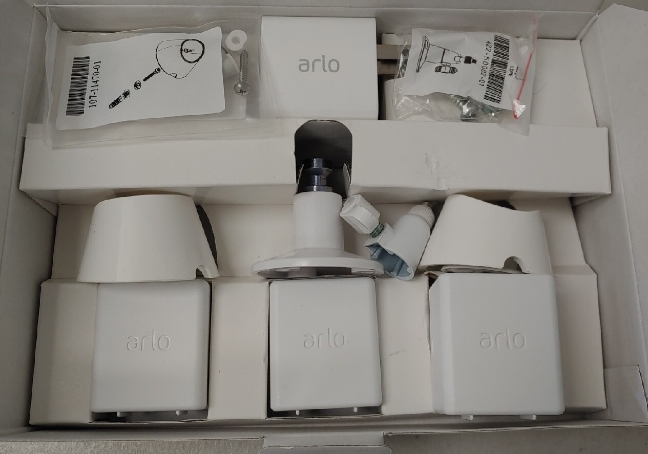 Arlo Pro 4 Spotlight Camera – White, Set of 3