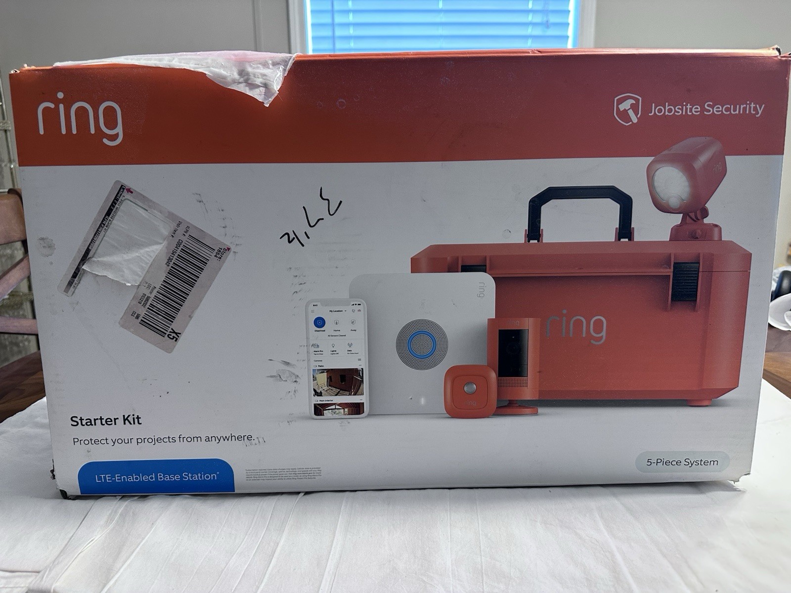 Ring Jobsite Security System Open Box Never Used