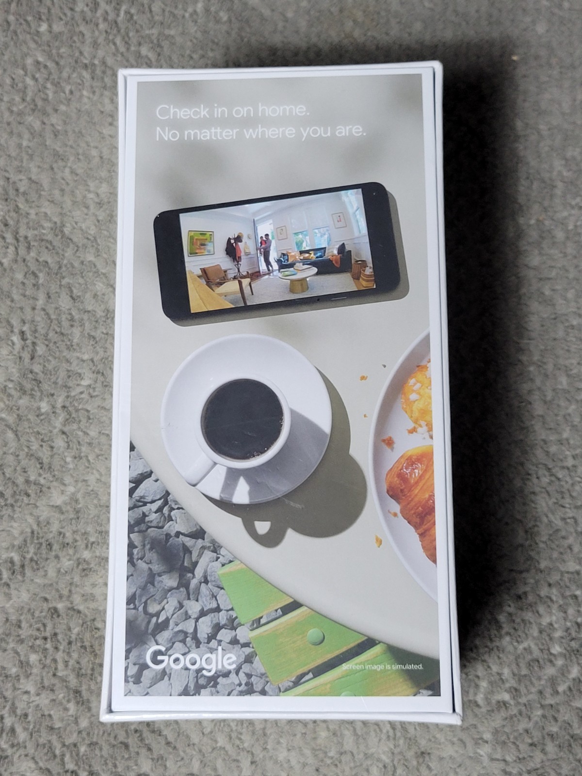 Google Nest Indoor Security Cam 1080p (Wired) 2nd Generation Color: Snow SEALED
