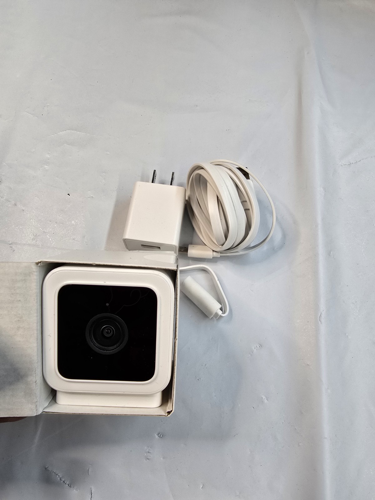 Wyze Cam v3 Wired Indoor Outdoor Security Camera – Color Night Vision, USB Cable