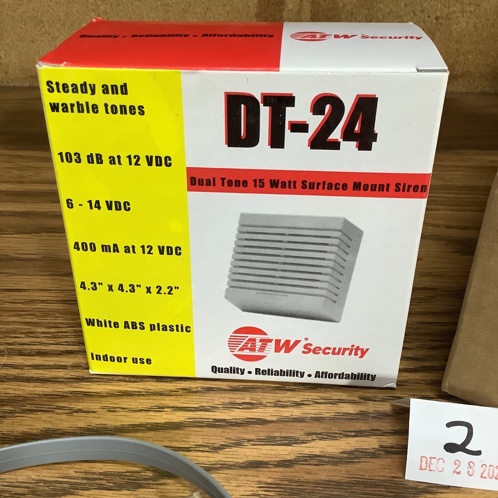 ATW Security DT-24 RJ38X jack RX-40PI Alarm Kit