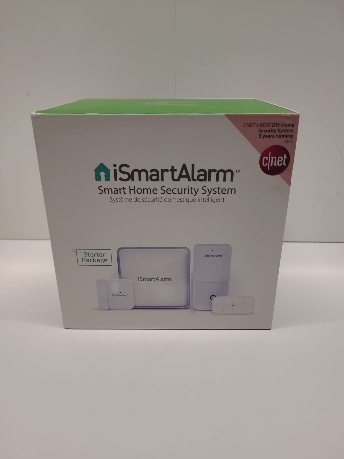 ISmart Alarm Smart Home Security System Starter Package New Open Box