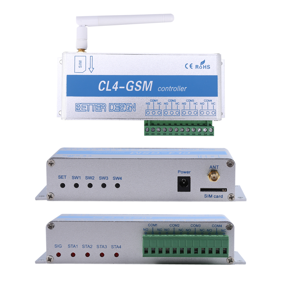Wireless Remote Controller GSM SMS Phone Control Security System CL1/CL4-GSM MG