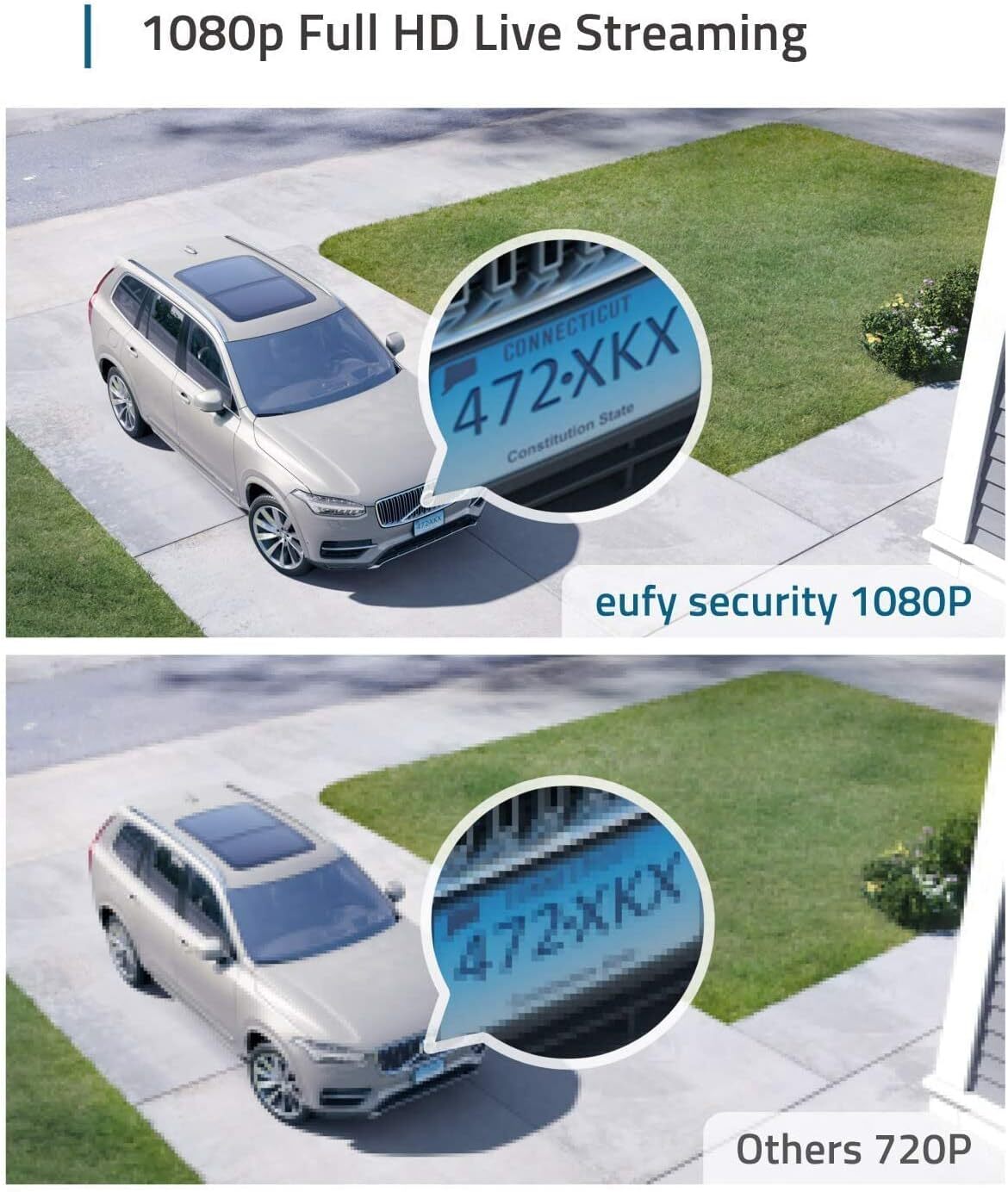 eufy eufyCam 2C 1080P Smart Wireless Home Security System Outdoor Battery Camera