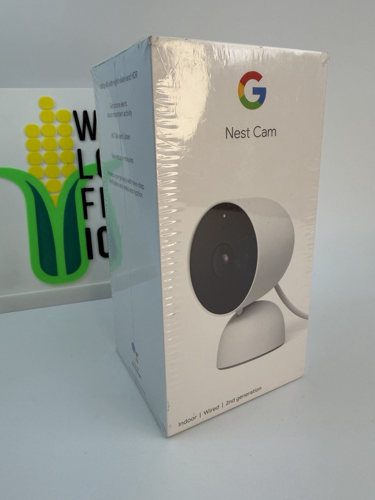 Google Nest Security Cam (Wired) – 2nd Generation – Snow