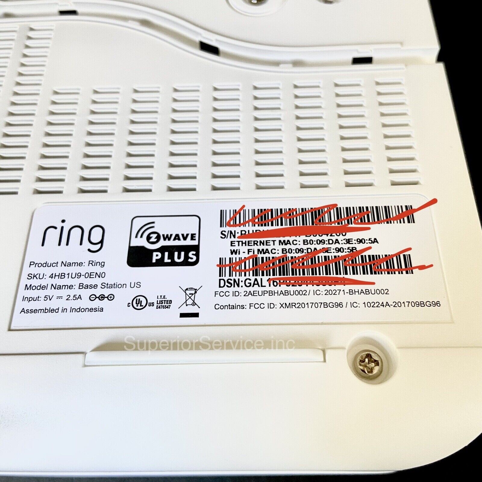 NEW Ring Alarm 2nd Gen Base Station Siren Wireless Home Security Systems White